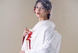 豊川 豊田 ウエディングドレス フェアリーブライダル 着物・和装 色打掛（赤）