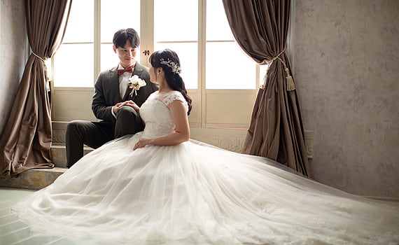 豊川 豊田 フォトウエディング フェアリーブライダル スタジオでフォトウエディング