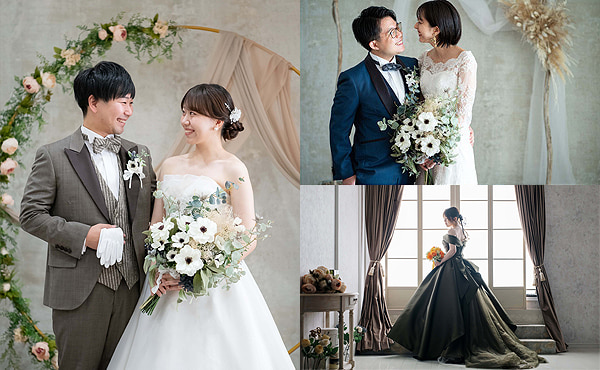 豊川 豊田 フォトウエディング フェアリーブライダル スタジオ洋装プランの写真